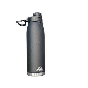 Hydrapeak black stainless steel water bottle